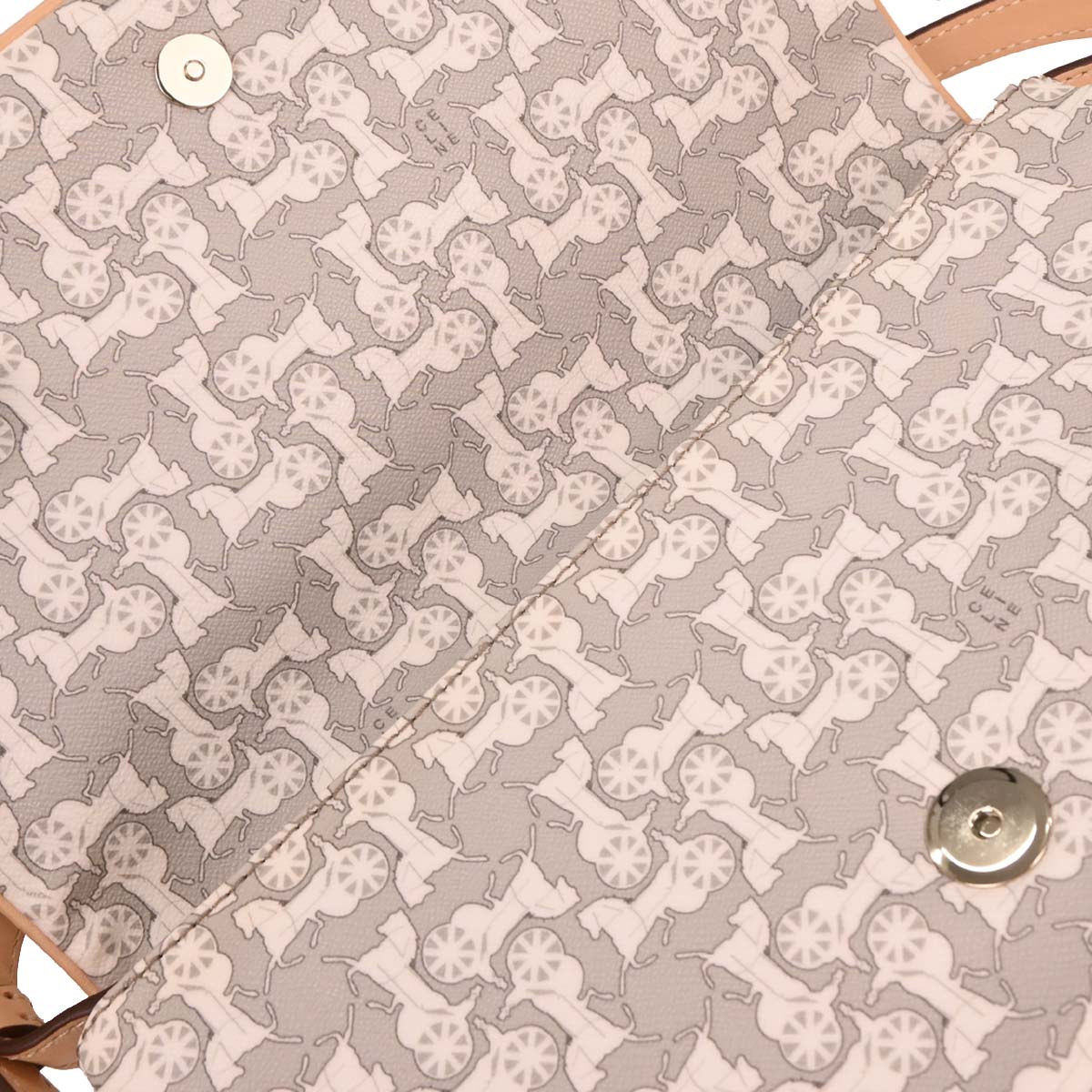 Celine * Gray PVC Handbag