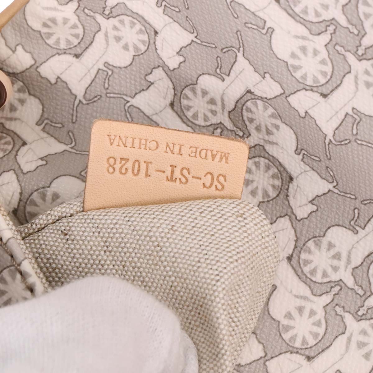 Celine * Gray PVC Handbag