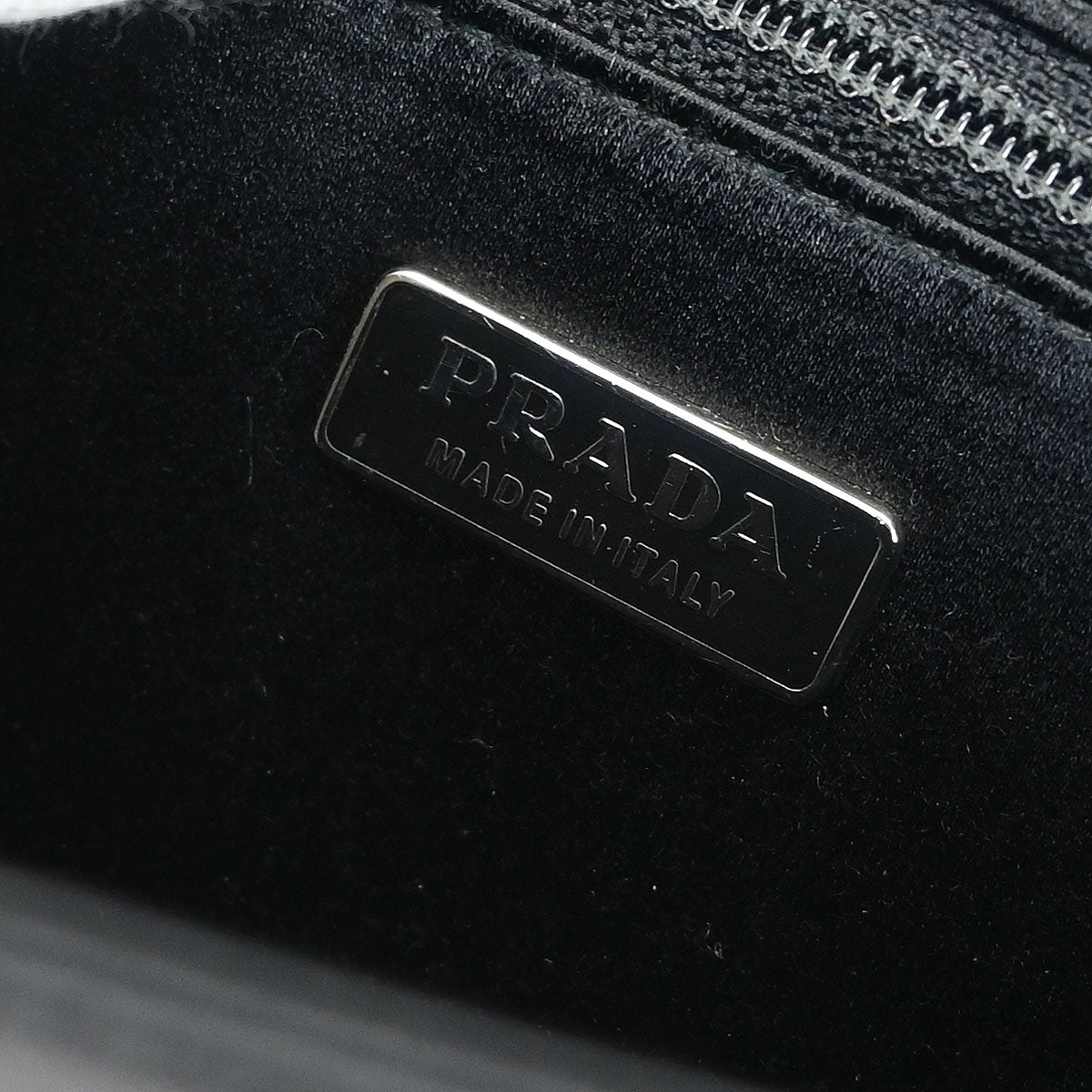 Prada Black Satin Handbag