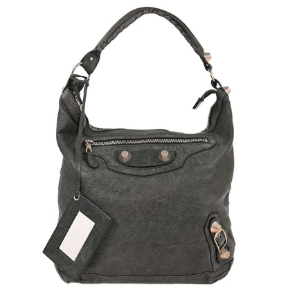 Balenciaga Green The Day Handbag