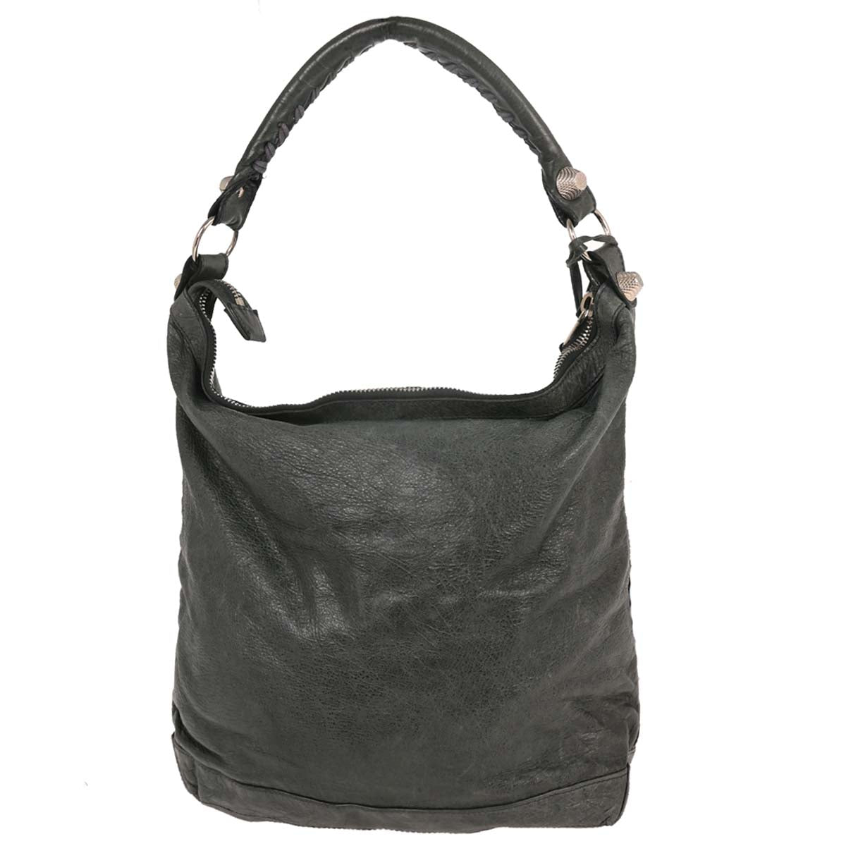 Balenciaga Green The Day Handbag