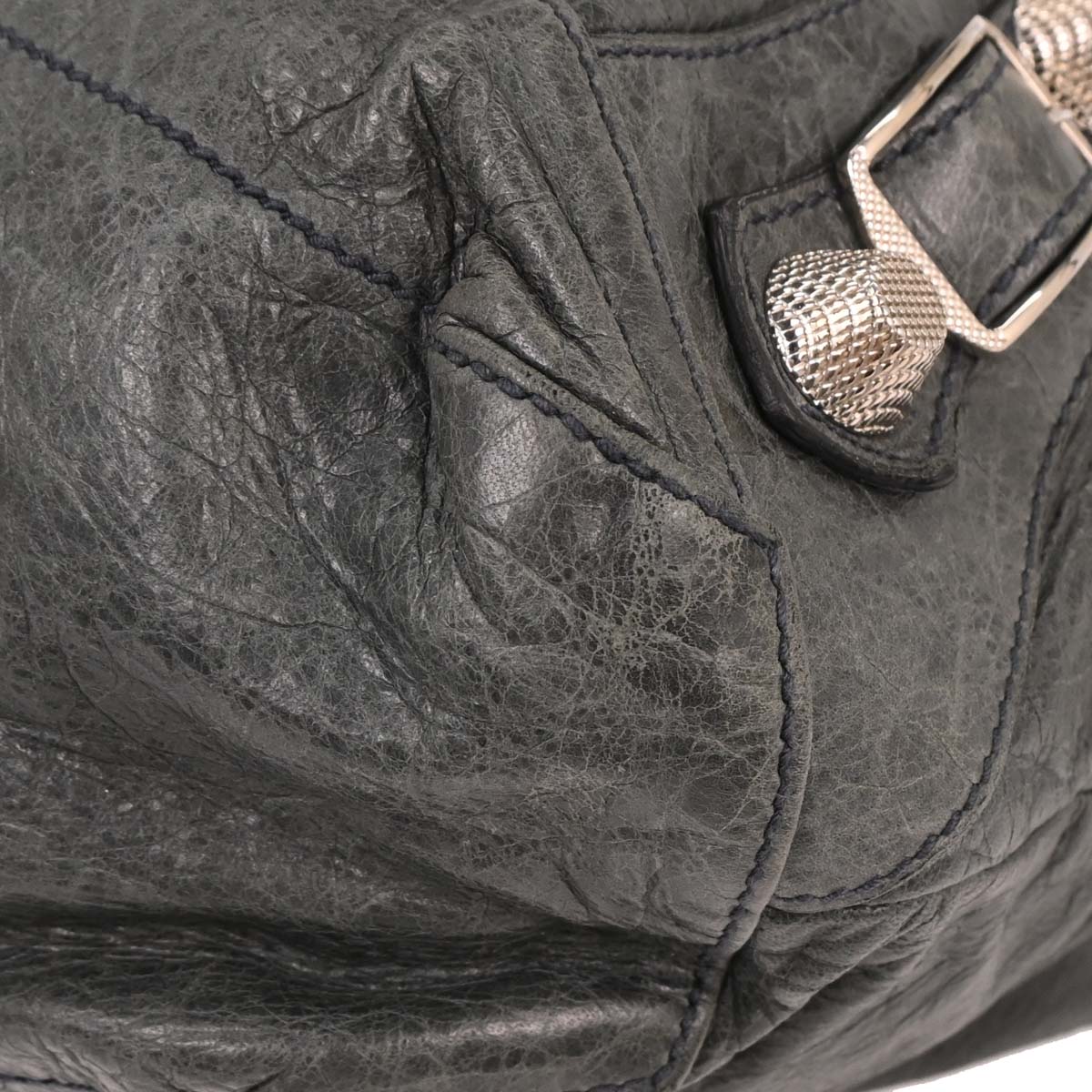 Balenciaga Green The Day Handbag