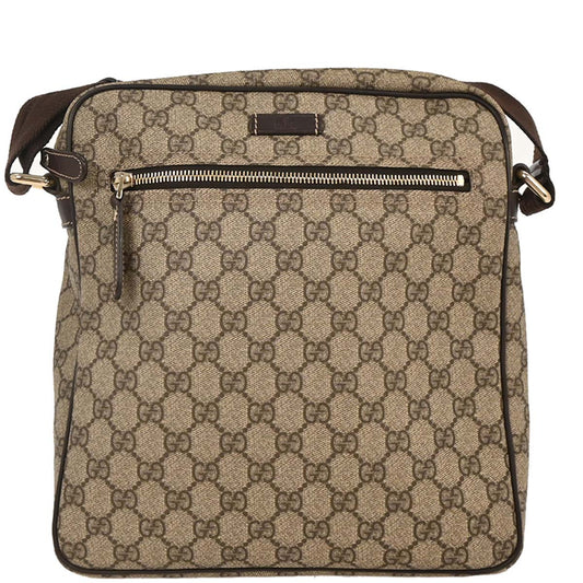 Gucci Brown PVC GG Shoulder Bag