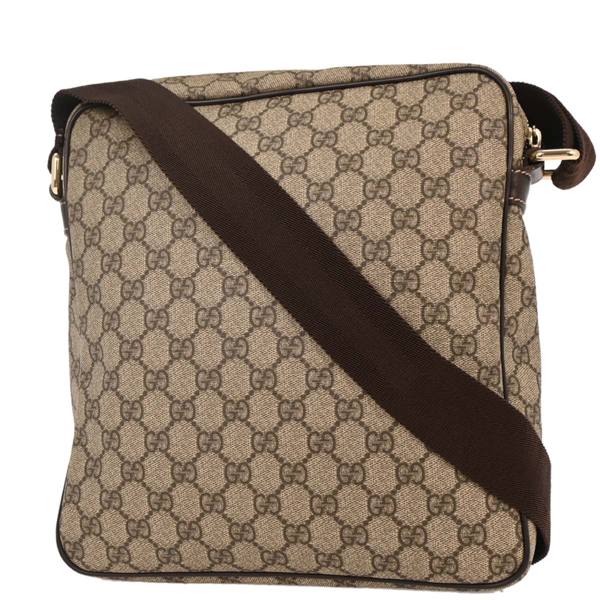 Gucci Brown PVC GG Shoulder Bag