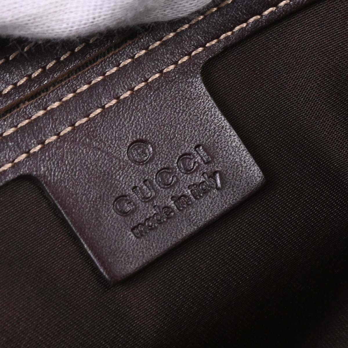 Gucci Brown PVC GG Shoulder Bag