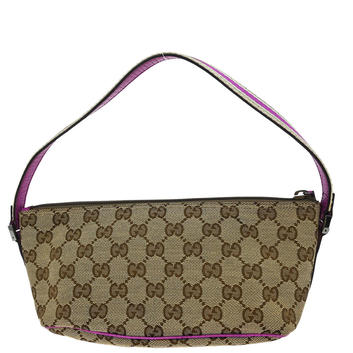Gucci Brown Purple GG Handbag