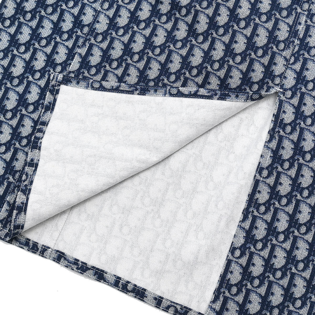 Christian Dior 2002 Setup Suit Top Skirt Navy #36