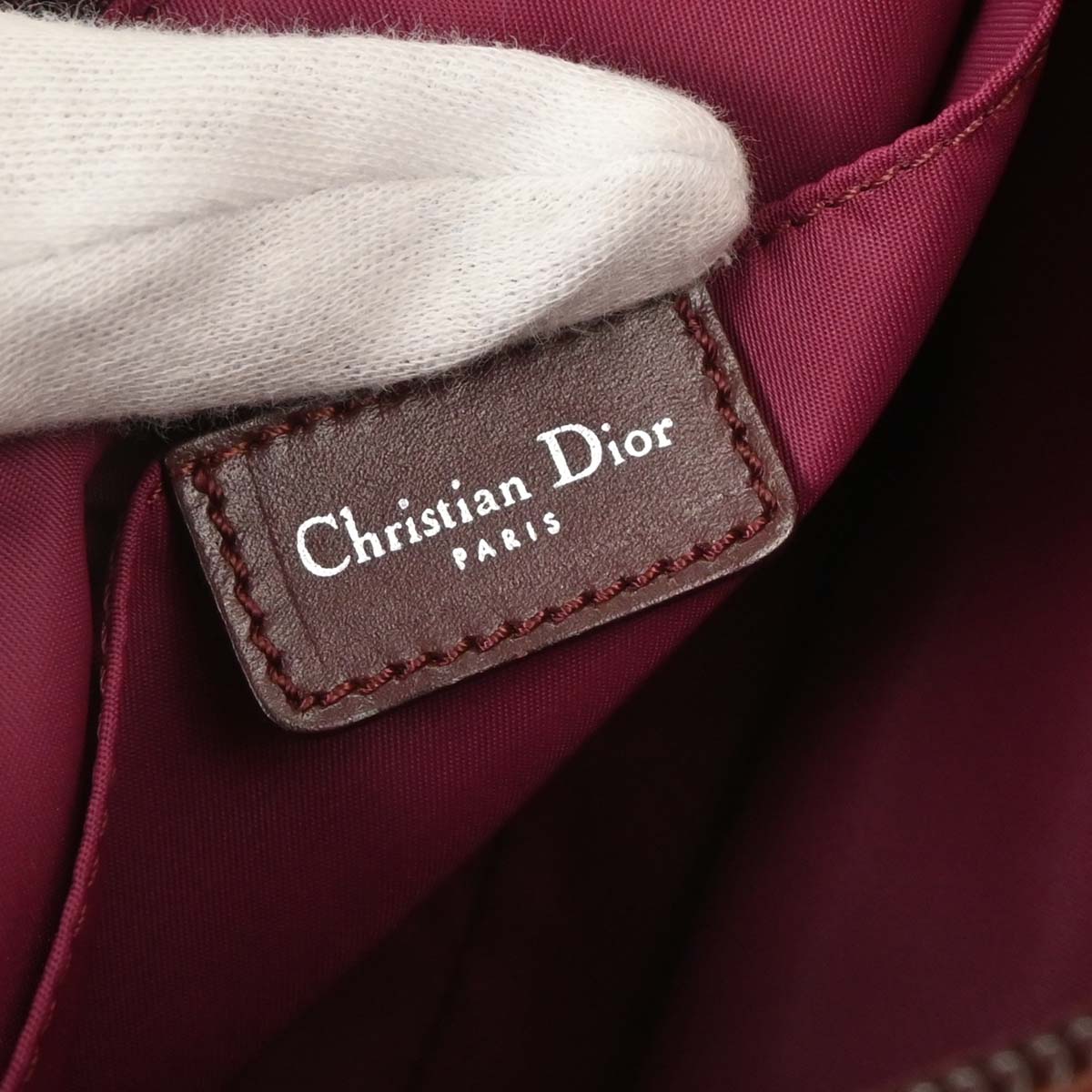 Christian Dior Bordeaux Trotter Handbag