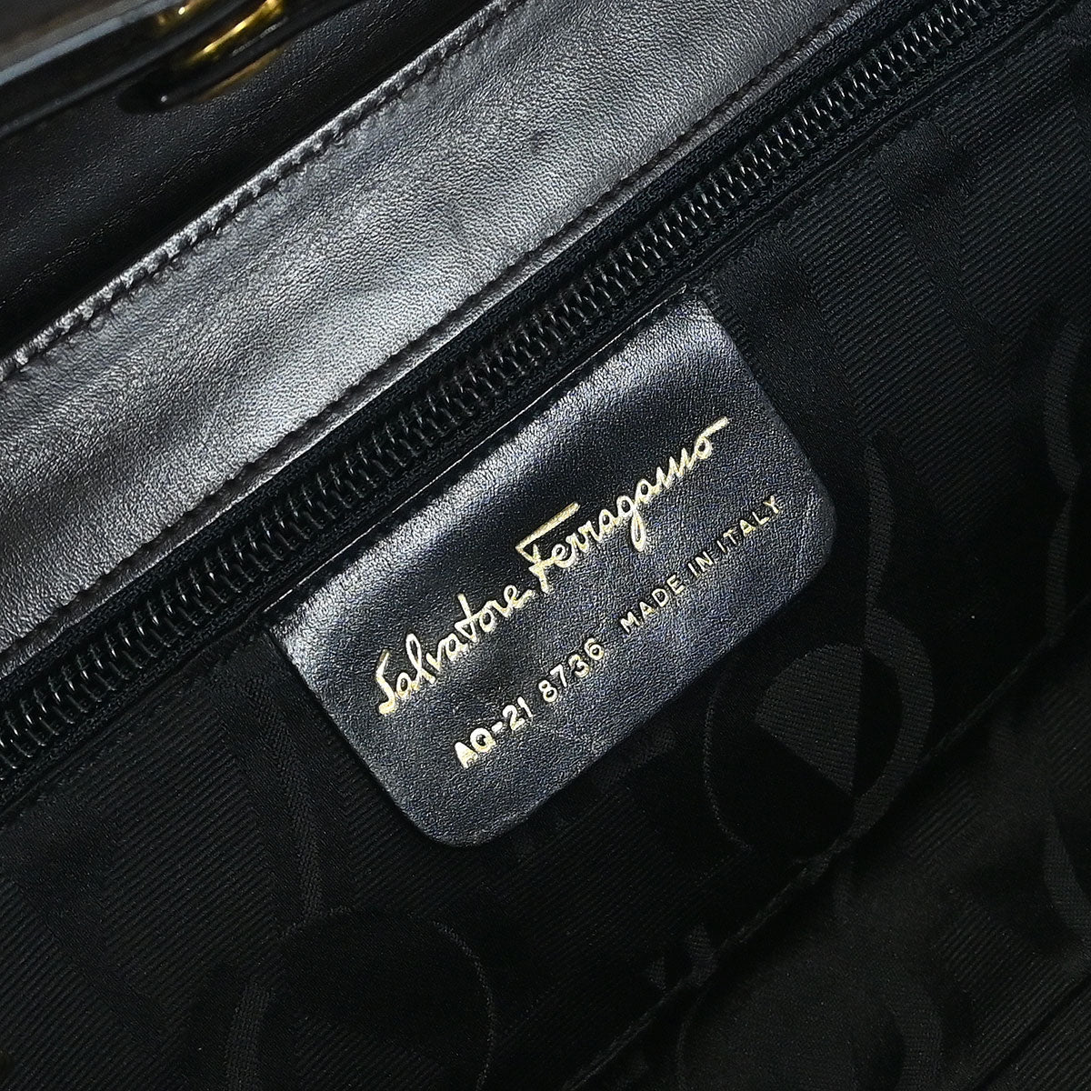 Salvatore Ferragamo Brown Shoulder Bag