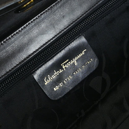 Salvatore Ferragamo Brown Shoulder Bag