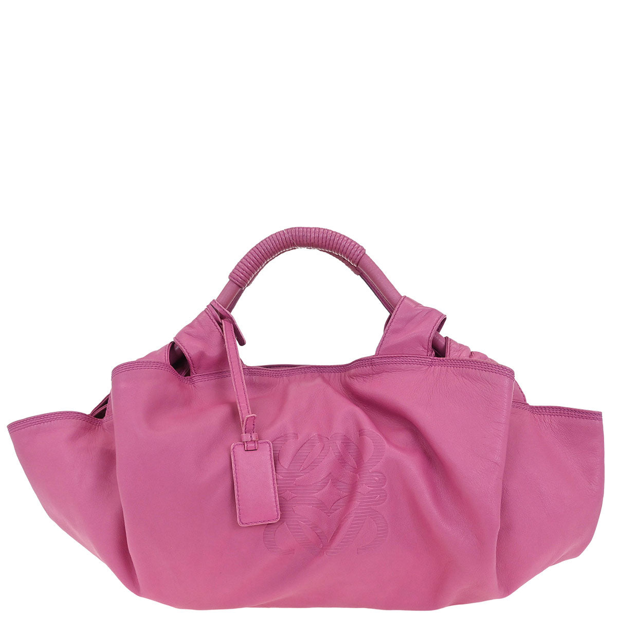 Loewe Pink Lambskin Nappa Aire Tote Bag