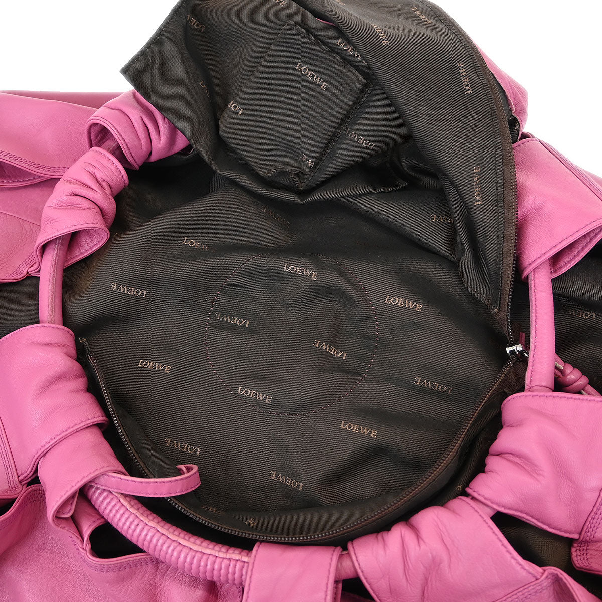 Loewe Pink Lambskin Nappa Aire Tote Bag