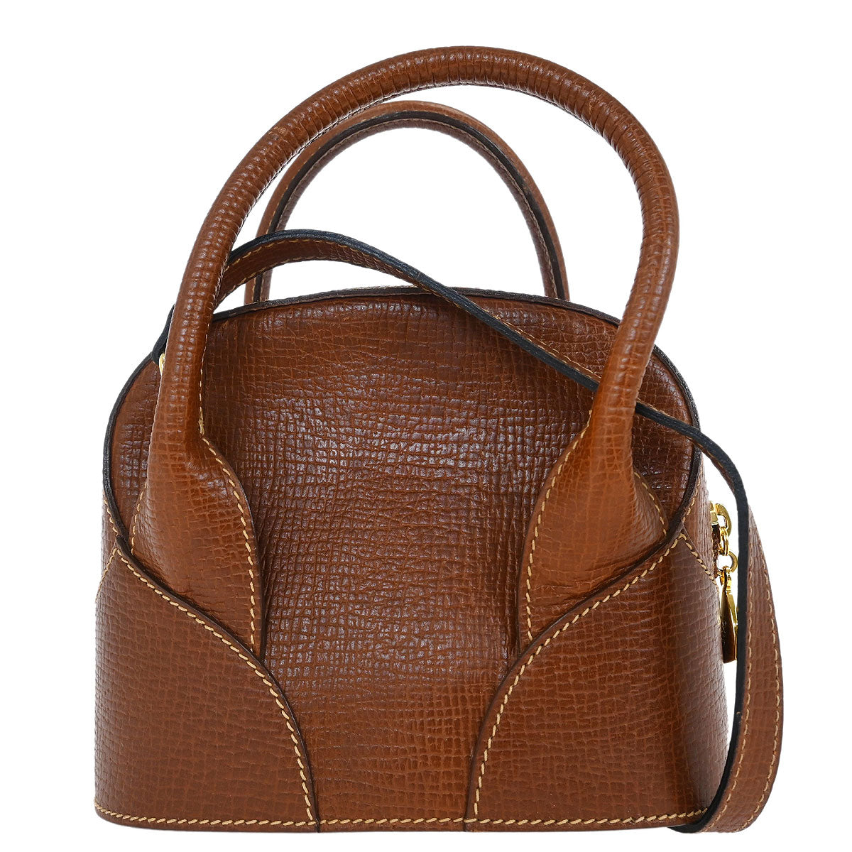 Loewe Brown Leather 2way Shoulder Handbag