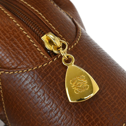 Loewe Brown Leather 2way Shoulder Handbag