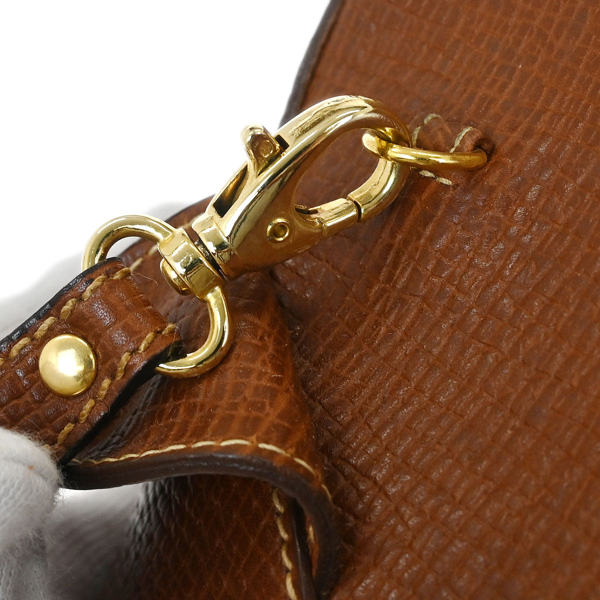 Loewe Brown Leather 2way Shoulder Handbag