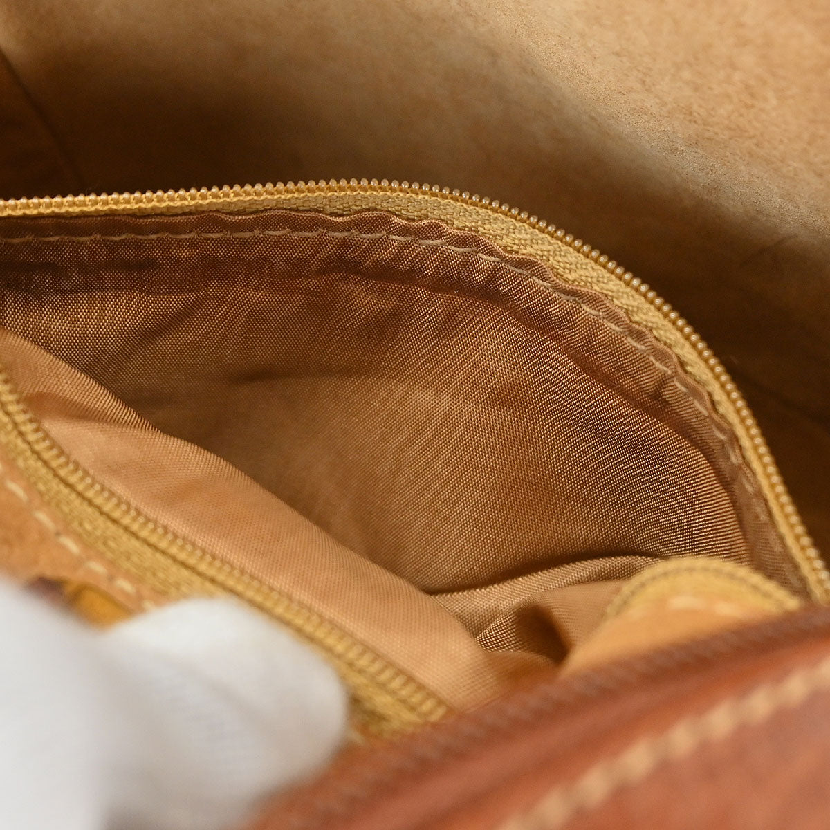 Loewe Brown Leather 2way Shoulder Handbag