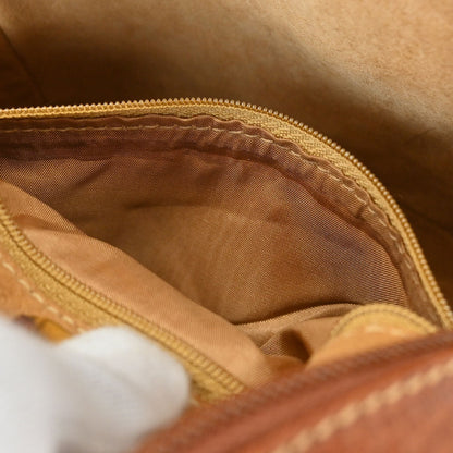 Loewe Brown Leather 2way Shoulder Handbag