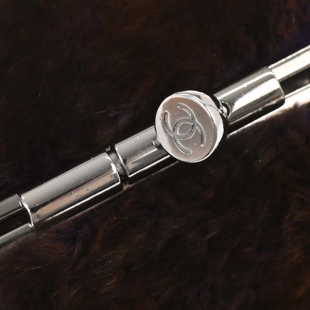 Chanel * 2004-2005 Brown Rabbit Fur Shoulder Bag