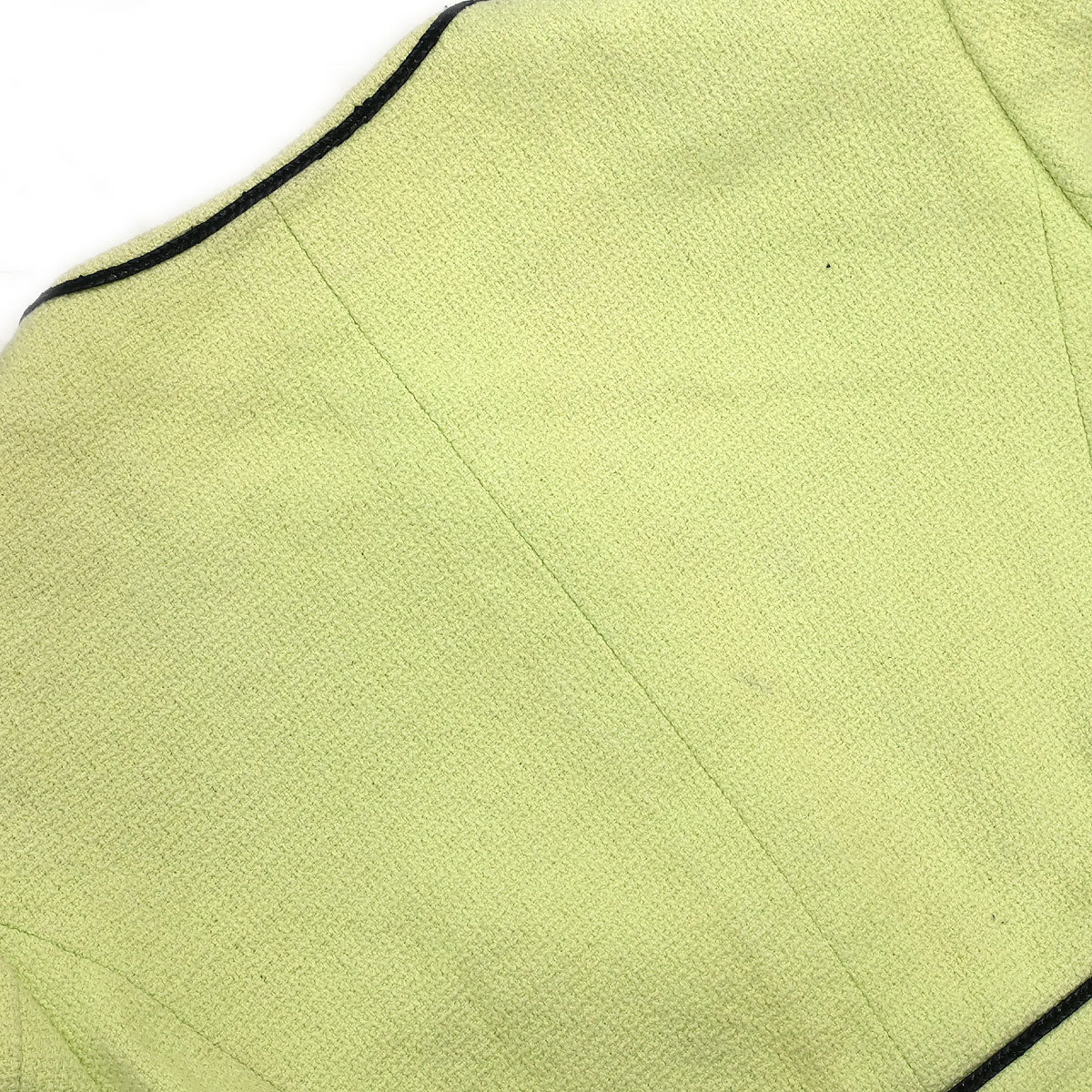 Chanel Single Breasted Collarless Jacket Light Green #36