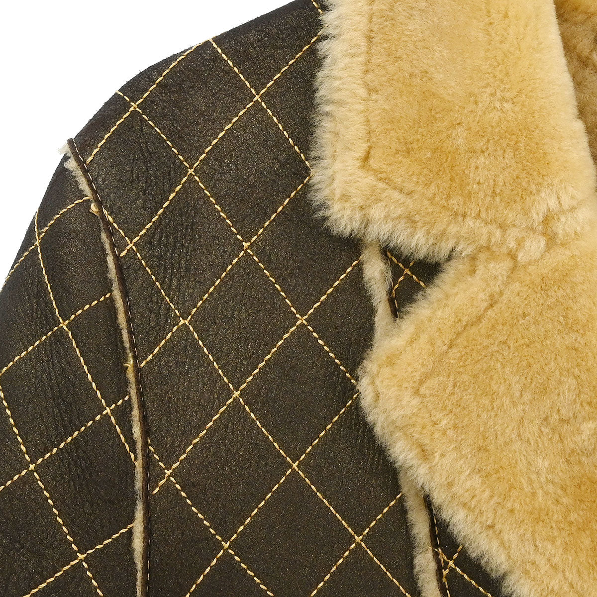 Chanel Single Breasted Coat Brown #38