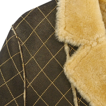 Chanel Single Breasted Coat Brown #38