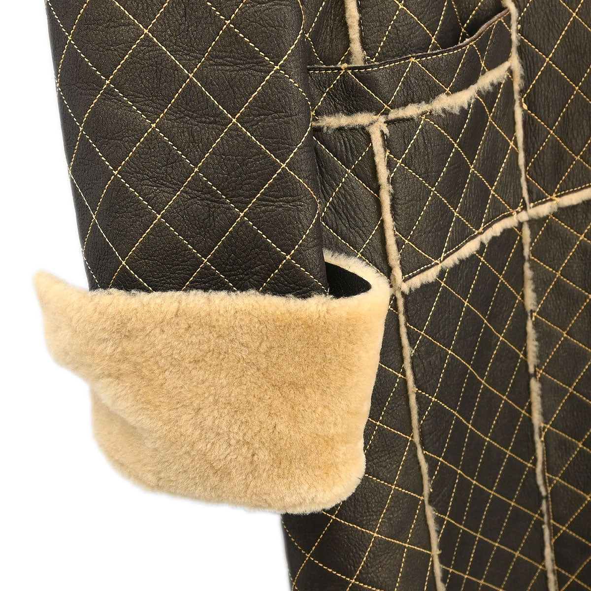 Chanel Single Breasted Coat Brown #38