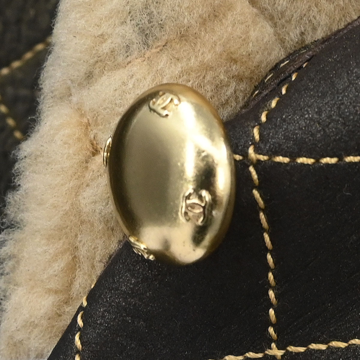 Chanel Single Breasted Coat Brown #38