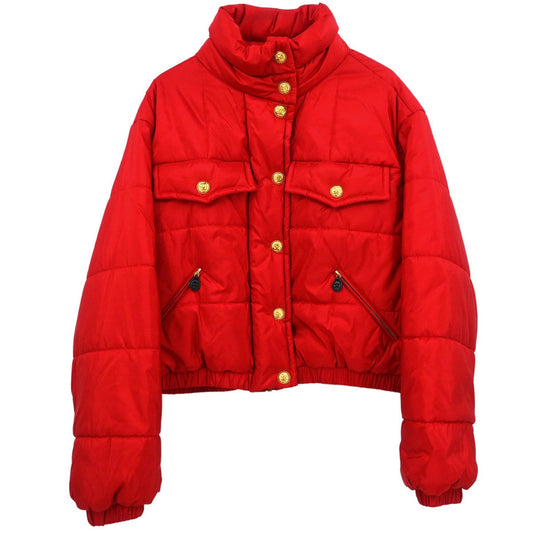 Chanel Zip Up Jacket Red #42