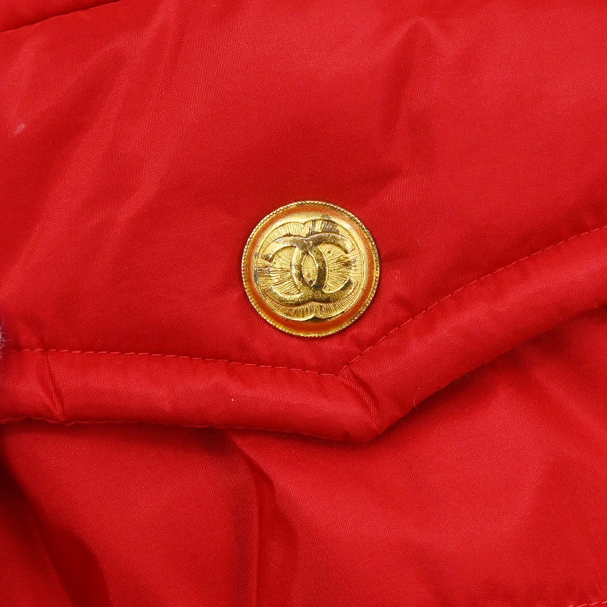 Chanel Zip Up Jacket Red #42