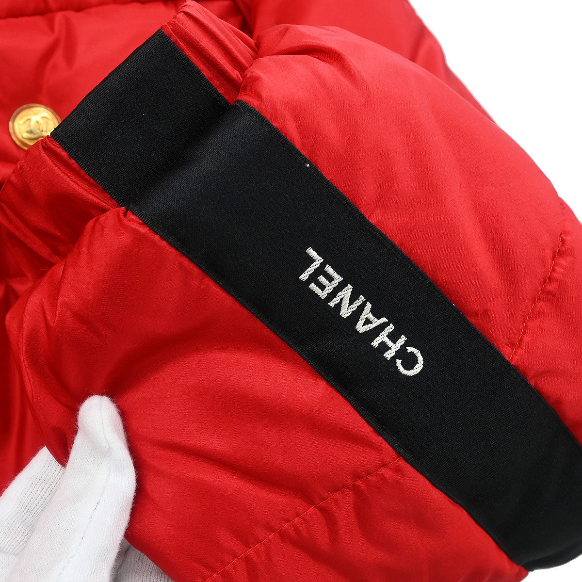 Chanel Zip Up Jacket Red #42