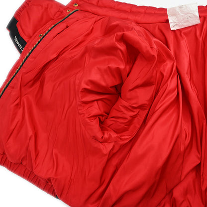 Chanel Zip Up Jacket Red #42