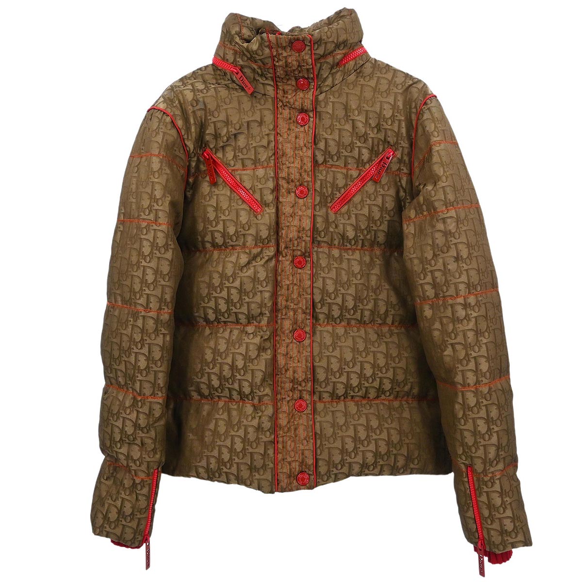 Christian Dior Zip Up Jacket Brown #38