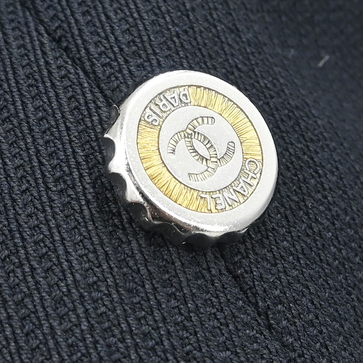 Chanel Napoleon Single Breasted Jacket Black #34