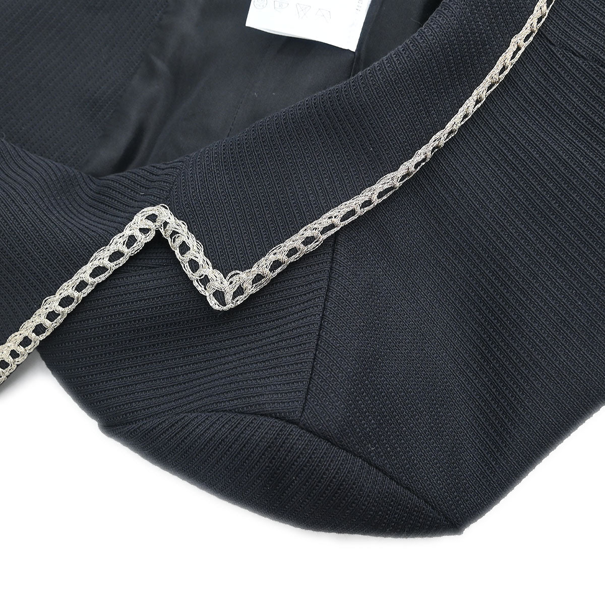 Chanel Napoleon Single Breasted Jacket Black #34