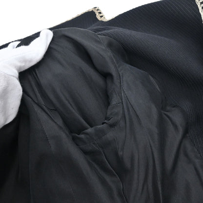 Chanel Napoleon Single Breasted Jacket Black #34