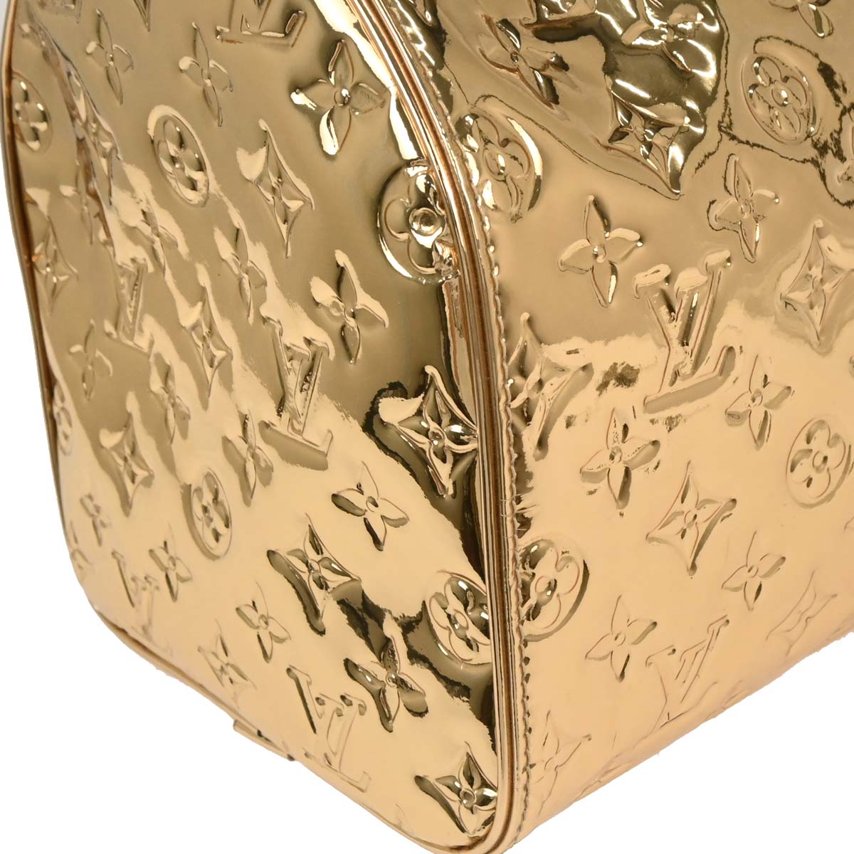 Louis Vuitton Gold Monogram Miroir Speedy 30 Handbag M95272
