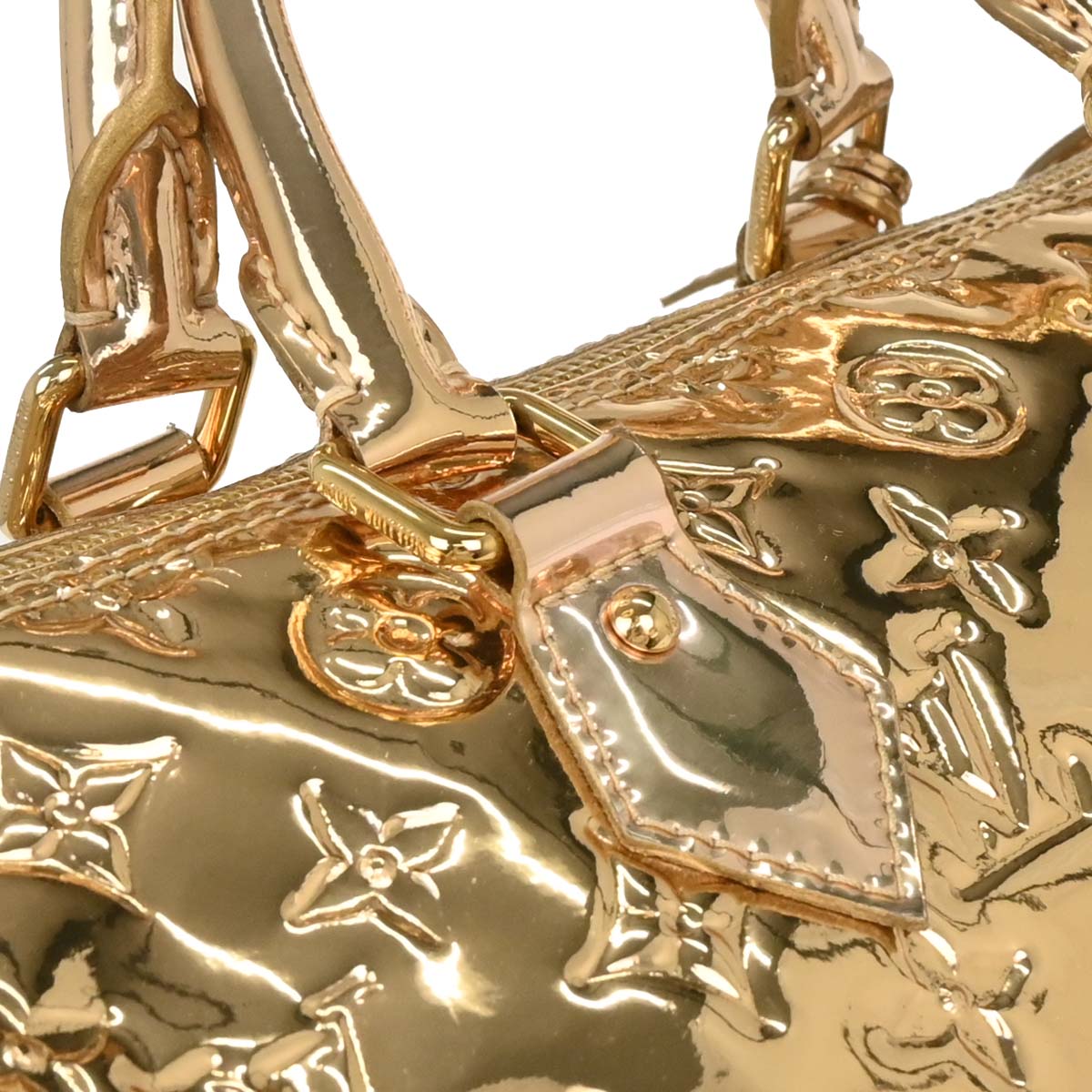 Louis Vuitton Gold Monogram Miroir Speedy 30 Handbag M95272