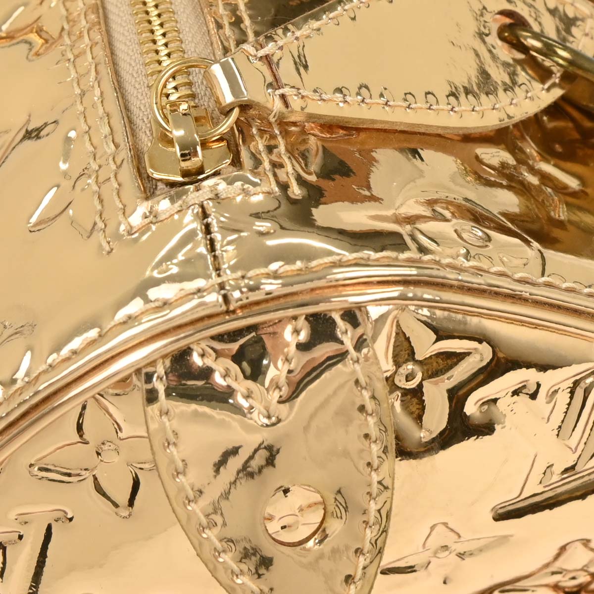 Louis Vuitton Gold Monogram Miroir Speedy 30 Handbag M95272