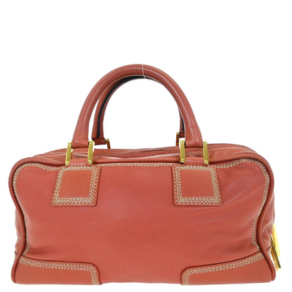 Loewe Pink Lambskin Amazona 28 Handbag