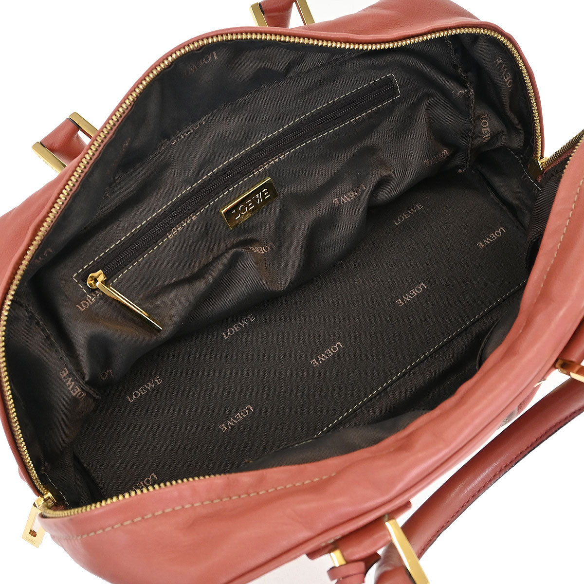 Loewe Pink Lambskin Amazona 28 Handbag