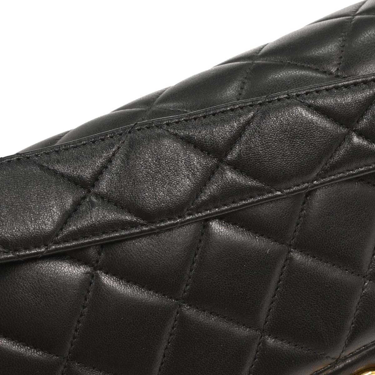 Chanel 1994-1996 Black Lambskin Double Sided Handbag