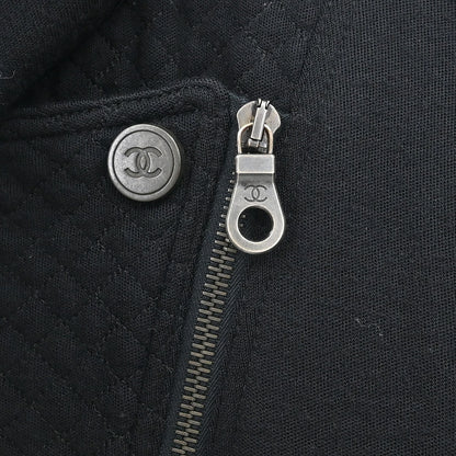 Chanel Zip Up Jacket Black #36