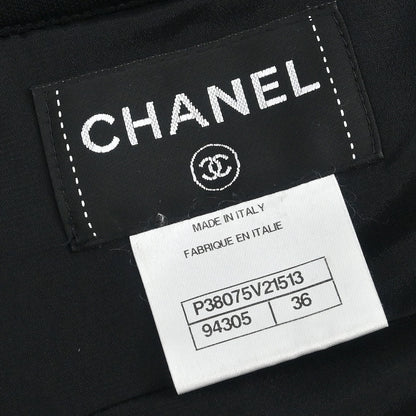 Chanel Zip Up Jacket Black #36