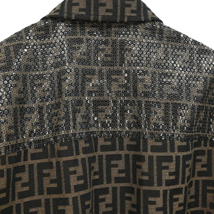 Fendi Jacket Zucca Brown #42