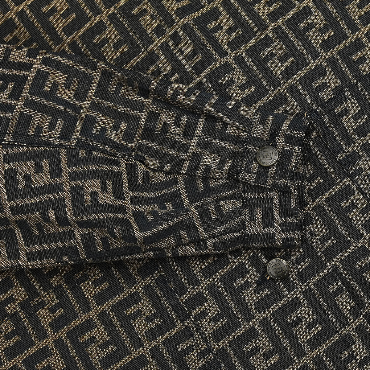 Fendi Jacket Zucca Brown #42