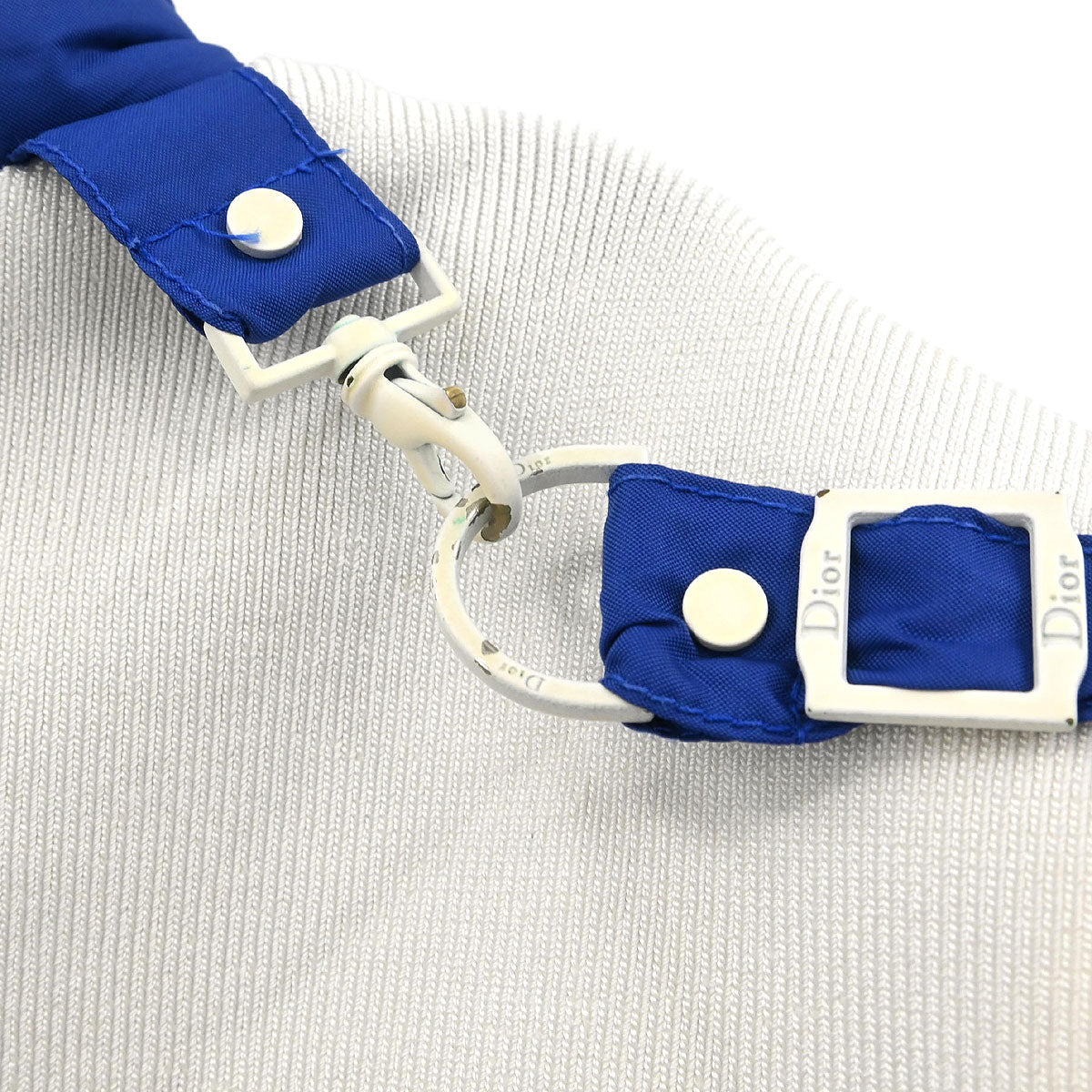 Christian Dior Setup Suit Jacket Skirt Blue #38 #36