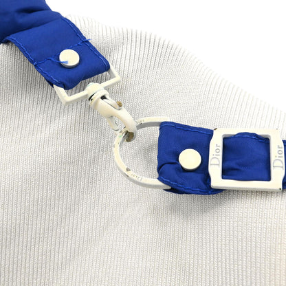 Christian Dior Setup Suit Jacket Skirt Blue #38 #36