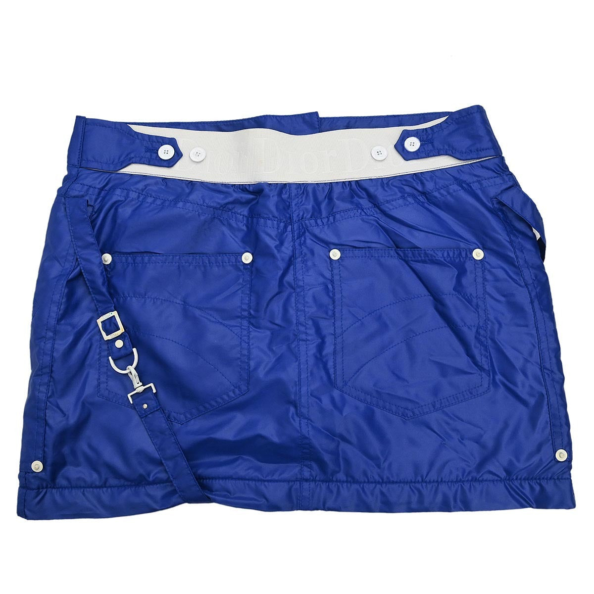 Christian Dior Setup Suit Jacket Skirt Blue #38 #36