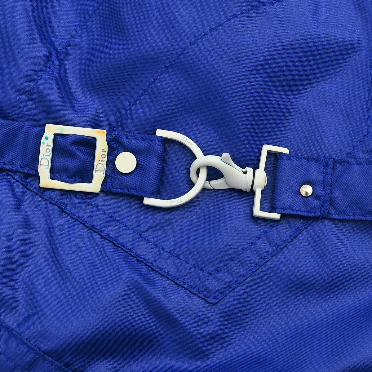 Christian Dior Setup Suit Jacket Skirt Blue #38 #36