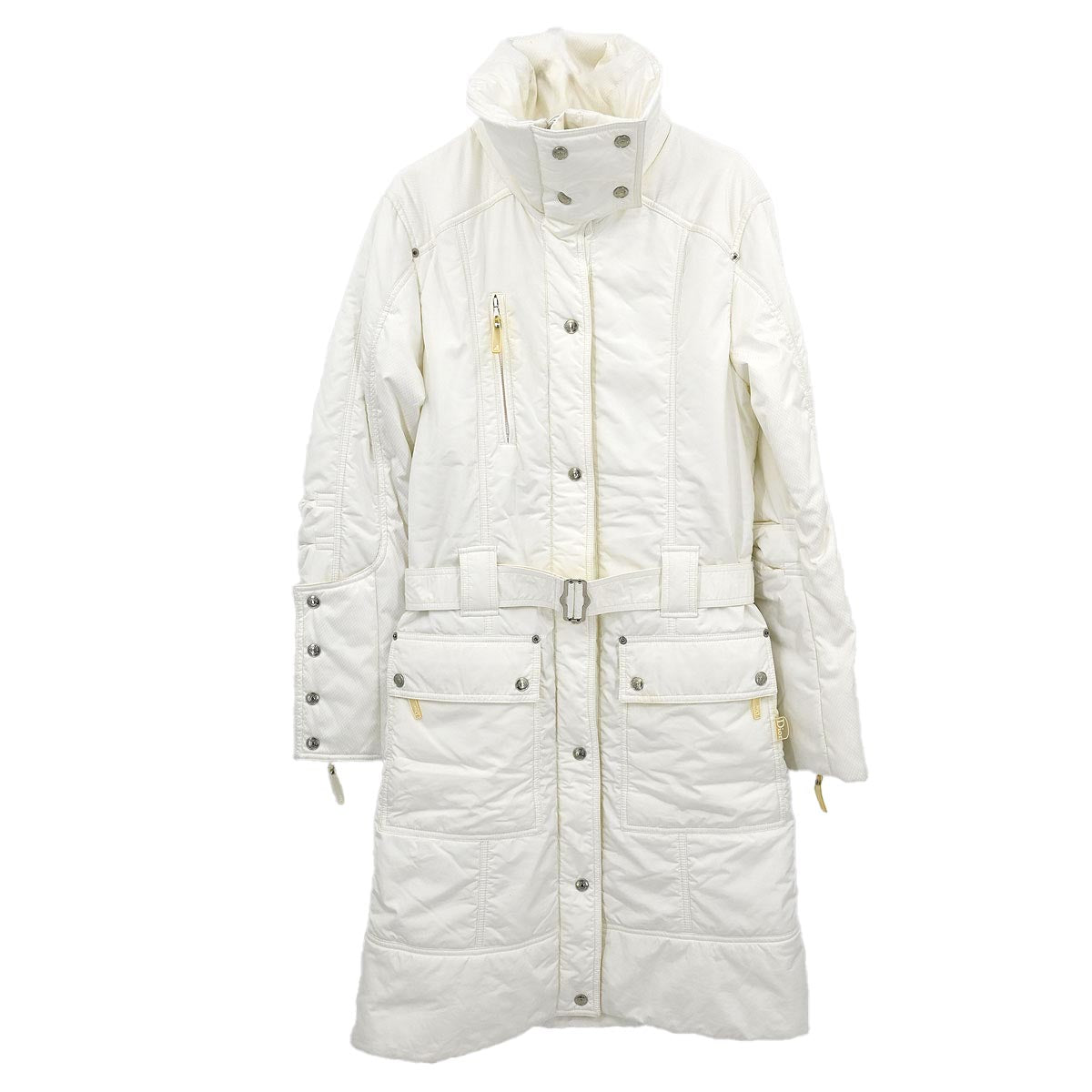 Christian Dior Single Breasted Coat White #38